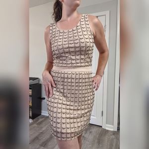 Flattering Blush Beaded Dress  |  Motivi